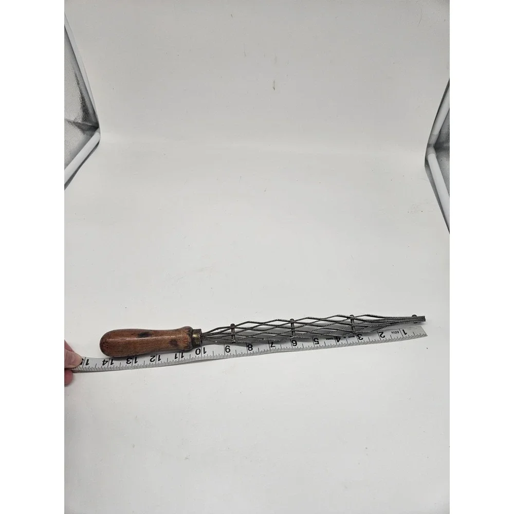 Vintage Farrier Rasp Double-Sided Horse Hoofs Wooden Handle Equine File Tool 14